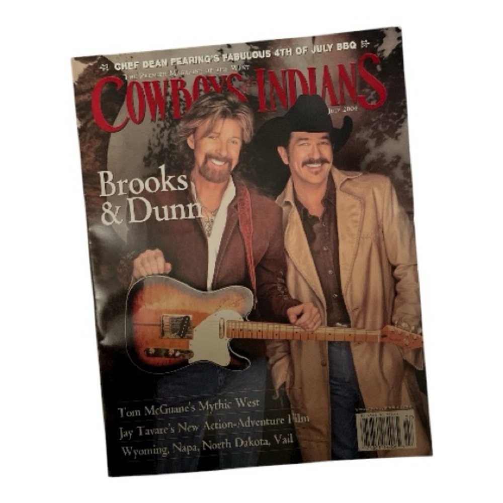 Cowboys & Indians Magazine Featuring Brooks & Dunn July 2006